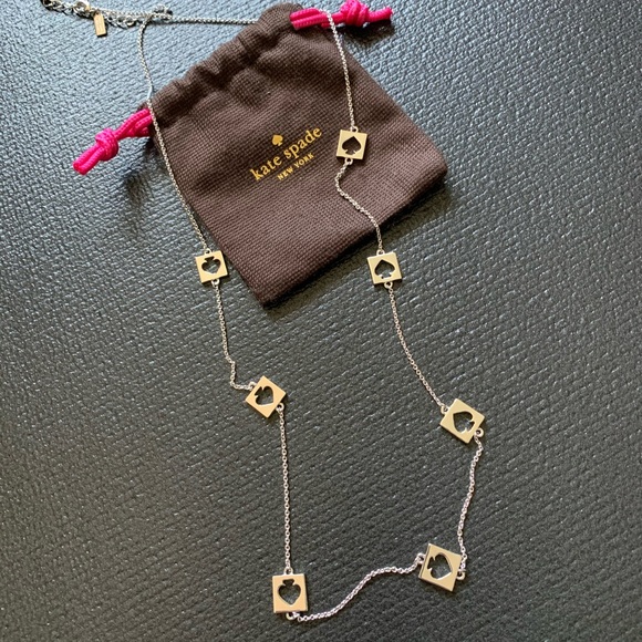 Kate Spade Logo Cut Out Necklace